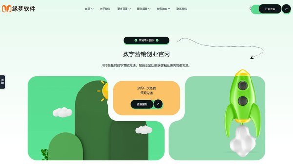 HTML5创业公司营销类模板