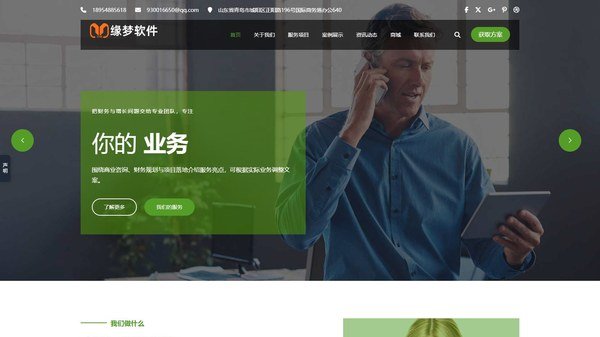 多功能商业咨询机构模板