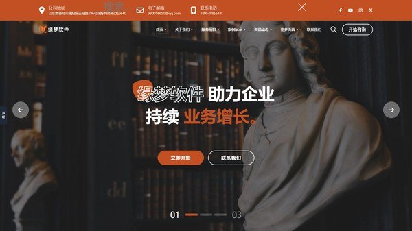 创意专家咨询营销解决问题网站模板